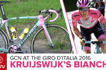 Steven Kruijswijk's Custom Giro D'Italia Leader's Bianchi Oltre XR2