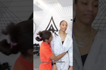 Reunited and it feels so good 🤗😂🤭 #wnba #lasvegasaces #ajawilson #sydneycolson
