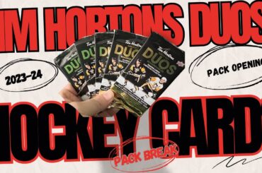 Opening 2023-24 Upper Deck Tim Hortons Hockey Cards Duos- NHL Trading Cards