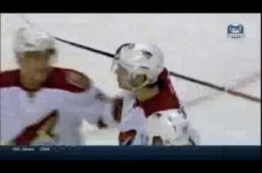 Oliver Ekman-Larsson scores on the Florida Panthers