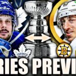 MAPLE LEAFS VS BRUINS 2024 PLAYOFFS SERIES PREVIEW & PREDICTIONS (Toronto VS Boston: One More Time)