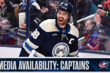 Columbus Blue jackets Captains Speak on the 2023/24 Season | Media Availability (4/17/24)
