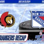 New York Rangers clinch Presidents’ Trophy with 4-0 shutout vs. Ottawa Senators