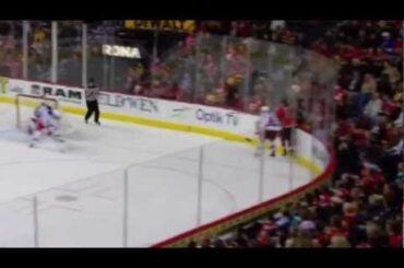 Michael Del Zotto nails Matt Stajan