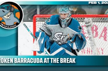 Teal Tinted Glasses - 2/1/2024 - Broken Barracuda at the Break