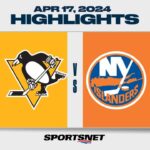 NHL Highlights | Penguins vs. Islanders - April 17, 2024
