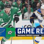Blues @ Stars 4/17 | NHL Highlights 2024