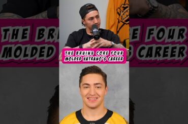 Frank Vatrano gives credit to the old Bruins core 4 for teaching him how to be a full-time NHL’er.