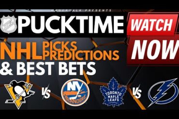 NHL Best Bets and Predictions | Penguins vs Islanders | Blues vs Stars | PuckTime Apr 17