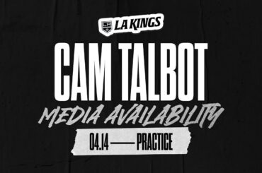 Goaltender Cam Talbot | 04.14.24 LA Kings Practice in El Segundo | Media