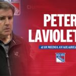 NYR Practice: Peter Laviolette Media Availability | April 18, 2024