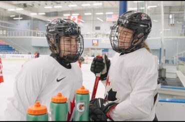 Go on the ice and into the mind of Emma Maltais before Women's Worlds!