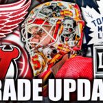 JACOB MARKSTROM TRADE UPDATE: RED WINGS, LEAFS, KINGS, DEVILS, FLAMES NEWS
