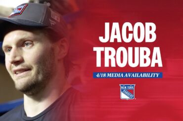 NYR Practice: Jacob Trouba Media Availability | April 18, 2024