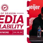 Lucas Raymond 2023-24 Detroit Red Wings End of Season Media