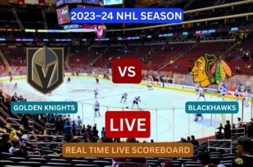 Vegas Golden Knights Vs Chicago Blackhawks LIVE Score UPDATE Today Hockey NHL Season Apr 16 2024