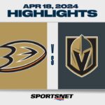 NHL Highlights | Ducks vs. Golden Knights - April 19, 2024