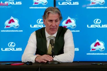 AVS BEAT OILERS IN SEASON FINALE | Jared Bednar Post Game Interview | Avalanche vs Oilers