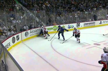 Canucks Vs Flames - Marc-Andre Gragnani 2-2 Goal 3/31/12 [HD]