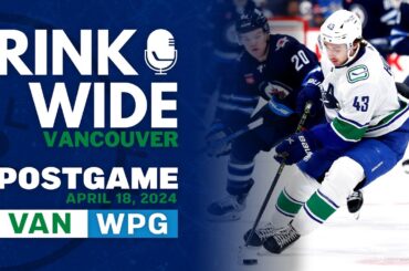 RINK WIDE POST-GAME: Vancouver Canucks at Winnipeg Jets | Game 82