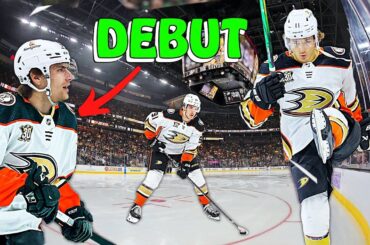 Cutter Gauthier & Anaheim Ducks Warm-ups vs the Vegas Golden Knights