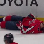 Dirty fucking hit from number 23 on Tampa. Nick Jensen is being stretchered out. Hope hes okay 13.04