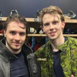 MORE SPEECH! Nikita Chibrikov and Brad Lambert make an instant impact in their NHL debut