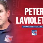 NYR Practice: Peter Laviolette Media Availability | April 19, 2024