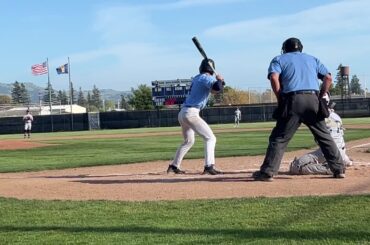 Video: Napa High's Collin Taylor and Trent Adams hit singles off Justin-Siena's Everet Johnson in