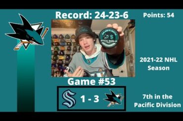 For the First Time in History, the Sharks Beat the Kraken; Reedy and Gadjovich Both Score 1st Goals