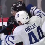 Leafs' Defenseman Morgan Rielly Ejected for Cross-Checking Sens' Grieg, Awaits Player Safety Hearing