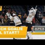 Will the Bruins rotate goalies in the NHL Playoffs?