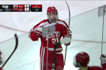2016-17 BU Hockey Goals - Bellows (1) at Denver
