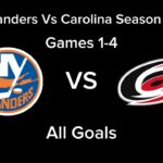 New York Islanders vs Carolina Hurricanes | Season Series | All Goals