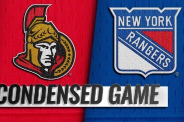 11/26/18 Condensed Game: Senators @ Rangers