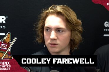 Logan Cooley Shares Emotion From Final Arizona Coyotes Game, Reflects On His Season