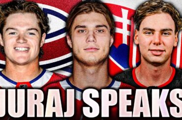 JURAJ SLAFKOVSKY SPEAKS OUT ABOUT SIMON NEMEC & COLE CAUFIELD: Montreal Canadiens News