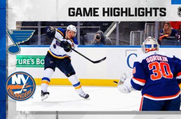 Blues @ Islanders 3/5 | NHL Highlights 2022