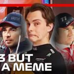 the 2023 F1 season but it's just the memes