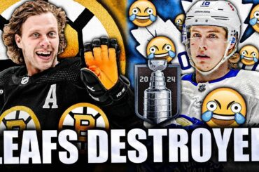 THE LEAFS JUST GOT DESTROYED… BOSTON BRUINS TAKE A COMMANDING LEAD (2024 Stanley Cup Playoffs)