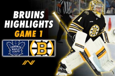Bruins Game 1 Playoff Highlights: Best of Boston's Dominant Performance Against The Maple Leafs