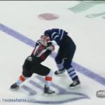 Zac Rinaldo vs Luke Schenn Sep 23, 2010