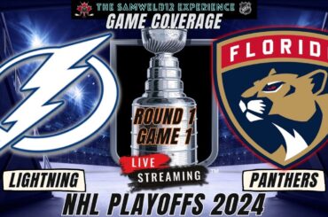 Live: Tampa Bay Lightning vs. Florida Panthers LIVE NHL hockey Playoffs Game 1