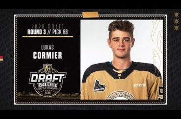 Who is Lukas Cormier, A Top Prospect for the Golden Knights | Vegas Hockey Hub