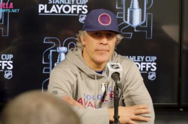 AVS @ JETS GAME 1 | Jared Bednar Morning Skate Interview | Avalanche @ Jets