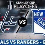 Washington Capitals vs New York Rangers GAME 1 LIVE GAME REACTION & PLAY-BY-PLAY | NHL Live stream