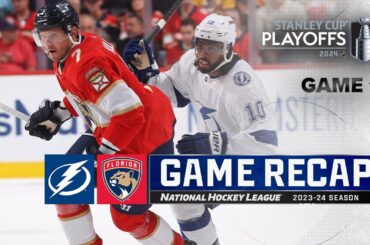 Gm 1: Lightning @ Panthers 4/21 | NHL Playoffs 2024