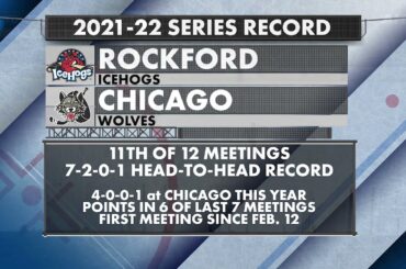 IceHogs Game Preview: IceHogs at Wolves - 4/19/22