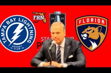 Jon Cooper, Tampa Bay Playoff Postgame: Florida Panthers 3, Lightning 2 (G1)
