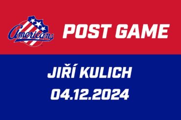 Jiří Kulich Post Game | 04.12.2024